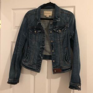 Anthropologie Pilcro Cropped Denim Jacket - M